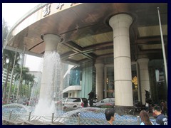 Fountain at the entrance to Panglin Hotel.